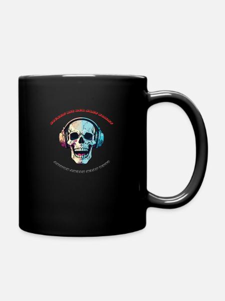 Couleurs de crânes casque – Streetwear coloré - Mug uni - noir