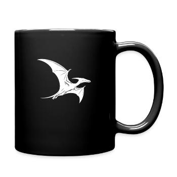 Dino Ptéranodon Dinosaure volant Ptérosaure - Mug uni - noir - Droite