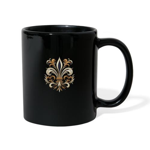 Baroque Fleur-de-Lis Flourish - Full Colour Mug
