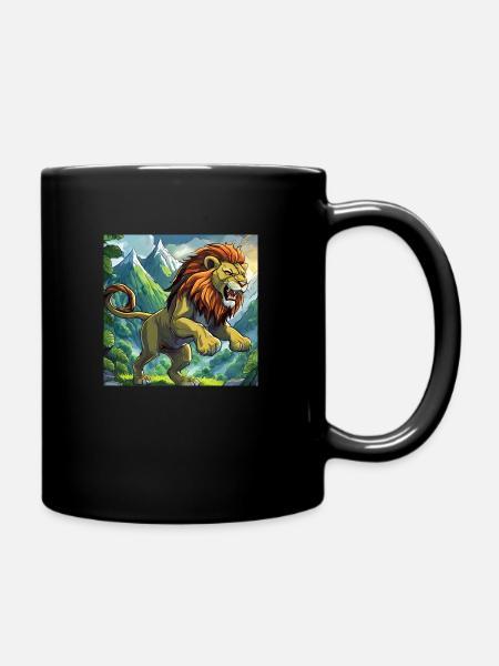 Mon Lion - Mug uni - noir