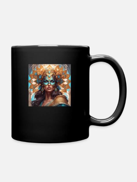 Maske - Tasse einfarbig - Schwarz