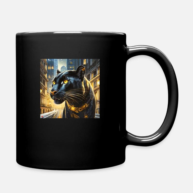 SCHWARZE KATZE - Tasse einfarbig - Schwarz
