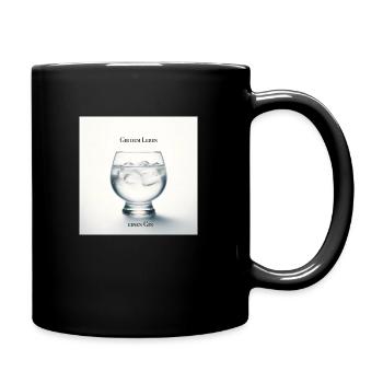 Gib dem Leben einen Gin - Trinkspruch - Tasse einfarbig - Schwarz - Rechts