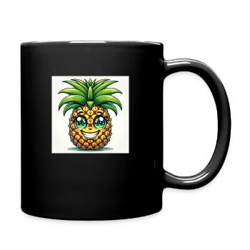 Ananas - Mug uni - noir - Droite