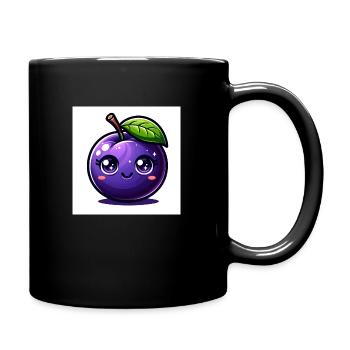 Plum purple - Full Colour Mug - black - Right