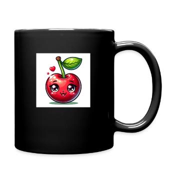 Cherry - Full Colour Mug - black - Right