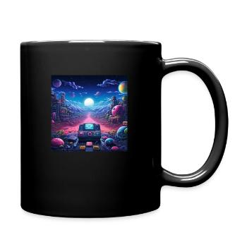 Musicworld - Tasse einfarbig - Schwarz - Rechts
