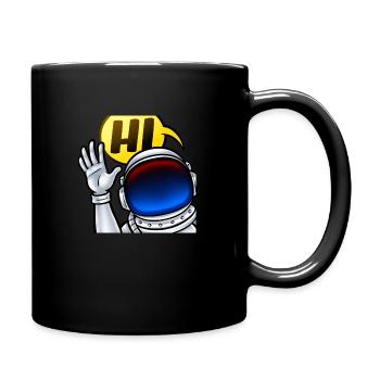 Hi Astronaut 1000 - Tasse einfarbig - Schwarz - Rechts