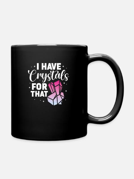 J’ai des cristaux pour ce Reiki guérisseur spirituel - Mug uni - noir