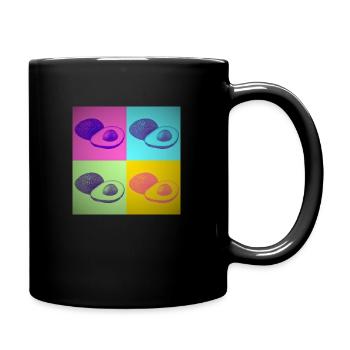 Avocadoo - Tasse einfarbig - Schwarz - Rechts