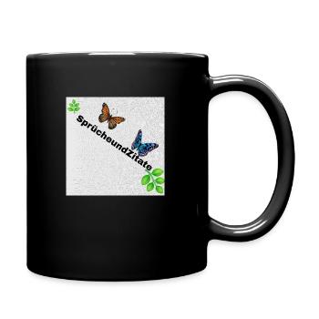 Sayings and Quotes - Full Colour Mug - black - Right