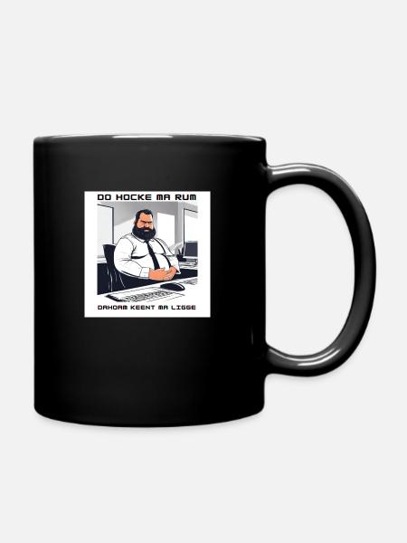 Demotivation office colleague - Full Colour Mug - black