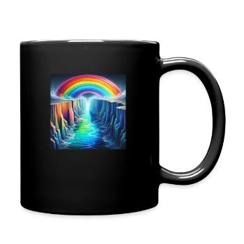 Rainbow Canyon v2 - Tasse einfarbig - Schwarz - Rechts
