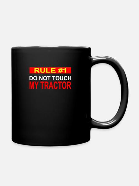 Tracteur - Mug uni - noir