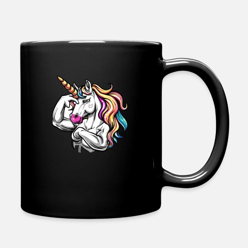 Unicorn Love - Full Colour Mug - black