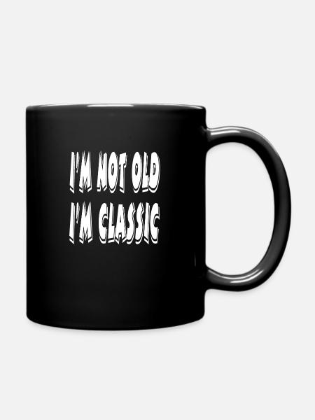 Traktor - Tasse einfarbig - Schwarz