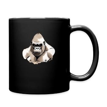 T-shirt Gorille - Mug uni - noir - Droite