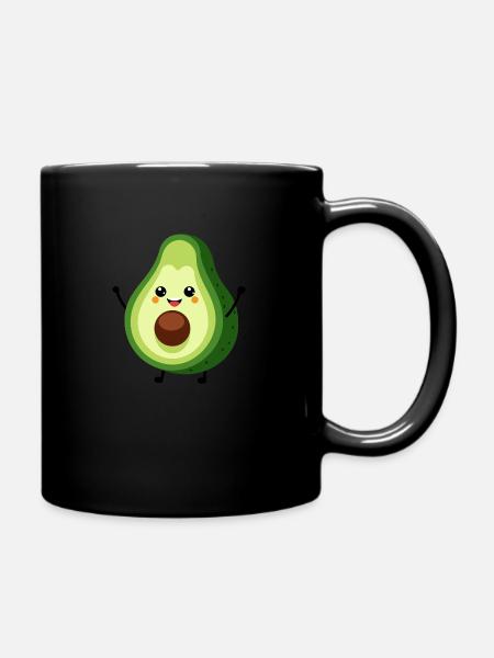 Avocado - Tasse einfarbig - Schwarz