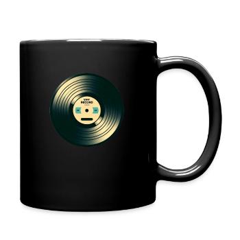 Vinyl Record - Full Colour Mug - black - Right