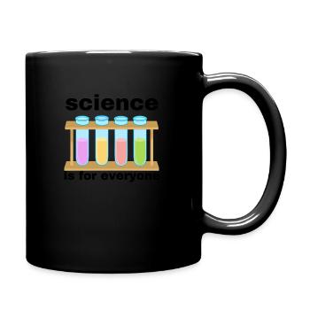 La science est pour tout le monde Tubes à essai scientifiques mignons - Mug uni - noir - Droite