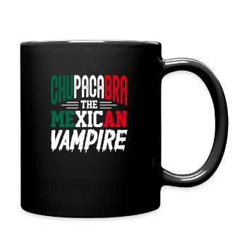 Chupacabra The Mexican Vampire Cryptid Creature - Full Colour Mug - black - Right