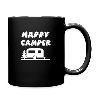 Campeur - Mug uni - noir - Droite