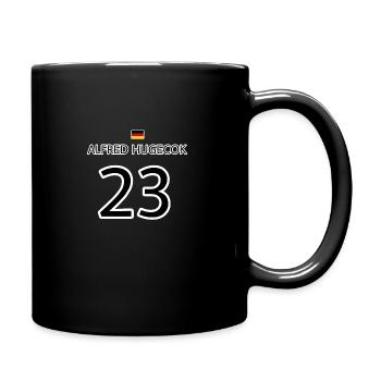 Trikot 23 - Tasse einfarbig - Schwarz - Rechts