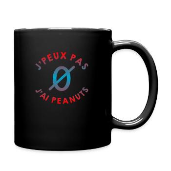 j'peux pas, j'ai peanuts - Mug uni - noir - Droite
