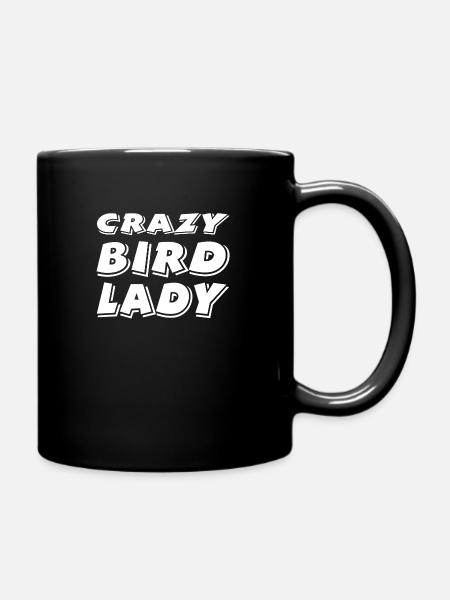 Vogel - Tasse einfarbig - Schwarz