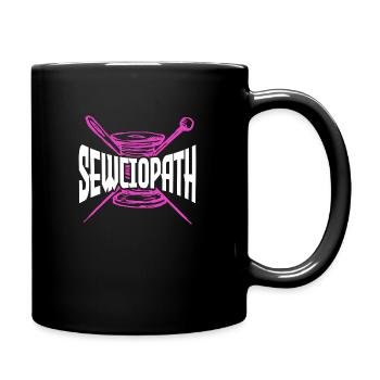 Sewciopath Sewing accessories - Full Colour Mug - black - Right