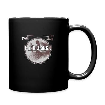 Wellenreiten Windkind - Tasse einfarbig - Schwarz - Rechts