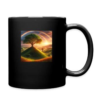 Tree of Life Image - Full Colour Mug - black - Right