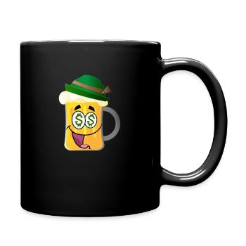 money - Tasse einfarbig - Schwarz - Rechts