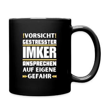 Ne parlez pas à des apiculteurs stressés ! - Mug uni - noir - Droite
