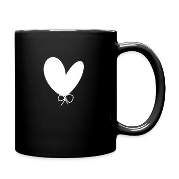 Icône de cœur d’arc - Mug uni - noir - Droite