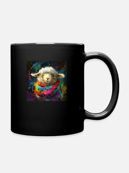 Welcome to my Wooliverse 1 - Tasse einfarbig - Schwarz