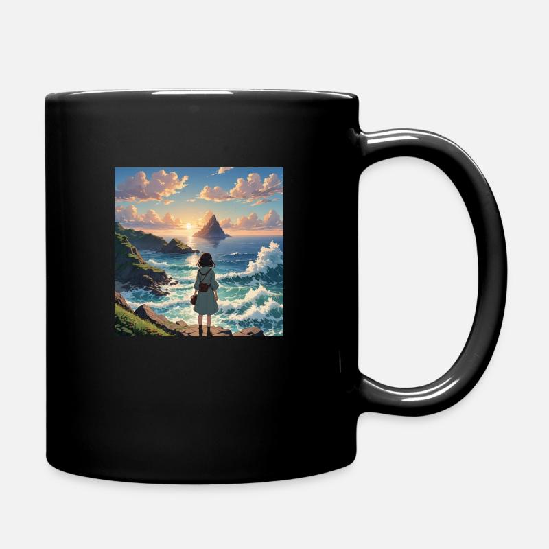 Anime Dreamland Girl - Tasse einfarbig - Schwarz
