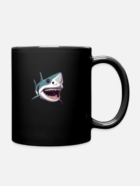 Shark - Full Colour Mug - black
