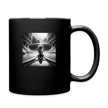 Dans Idle Art 05 - Master Mind - Tasse einfarbig - Schwarz - Rechts