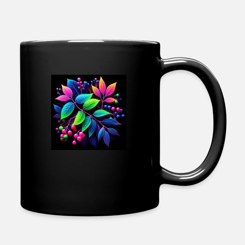 A Neon Plant - Full Colour Mug - black