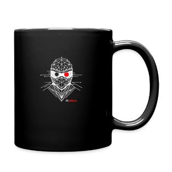 IT-Ninja by afe-IT - Tasse einfarbig - Schwarz - Rechts
