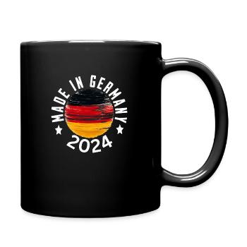 Deutschland 2024 - Tasse einfarbig - Schwarz - Rechts