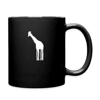 Animal Symbol Giraffe - Full Colour Mug - black - Right