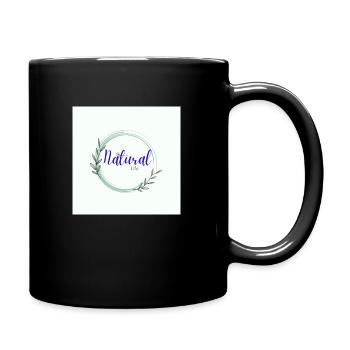 Natural Life Regenbogenschmetterling erstellt - Tasse einfarbig - Schwarz - Rechts