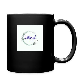 Natural Life Regenbogenschmetterling erstellt - Tasse einfarbig - Schwarz - Rechts