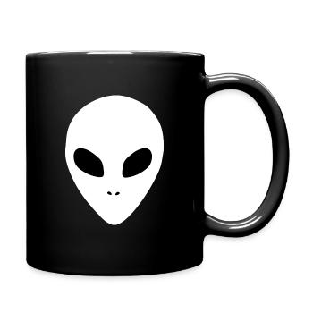 Aliens Alien Head - Full Colour Mug - black - Right
