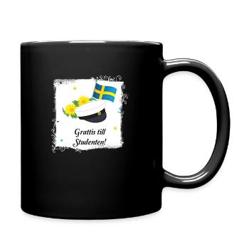 Abschlussfeier 2024 Abiturfeier - Tasse einfarbig - Schwarz - Rechts