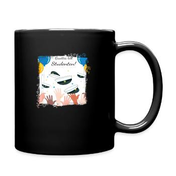 Abschlussfeier 2024 Abiturfeier - Tasse einfarbig - Schwarz - Rechts