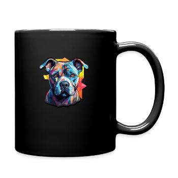 Pit Dog Design - Full Colour Mug - black - Right