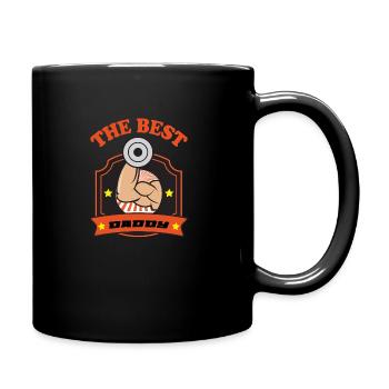THE BEST DADDY - Full Colour Mug - black - Right